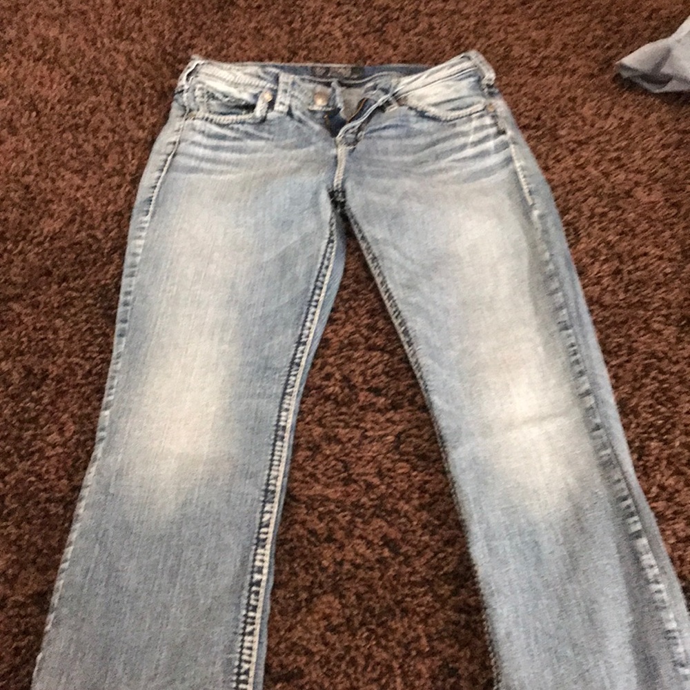 Silver jeans